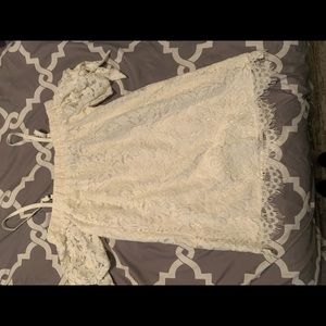 Lacy white blouse